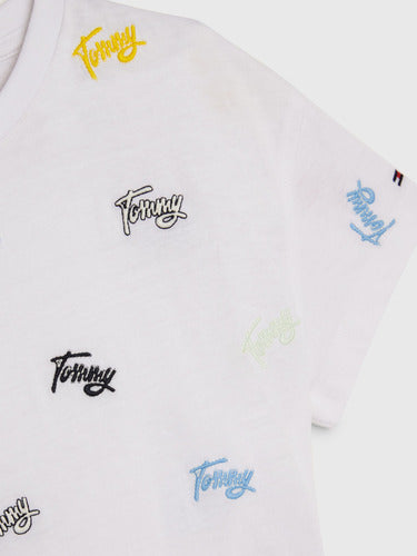 Tommy Hilfiger- Kids Allover Script Tommy T- Shirts