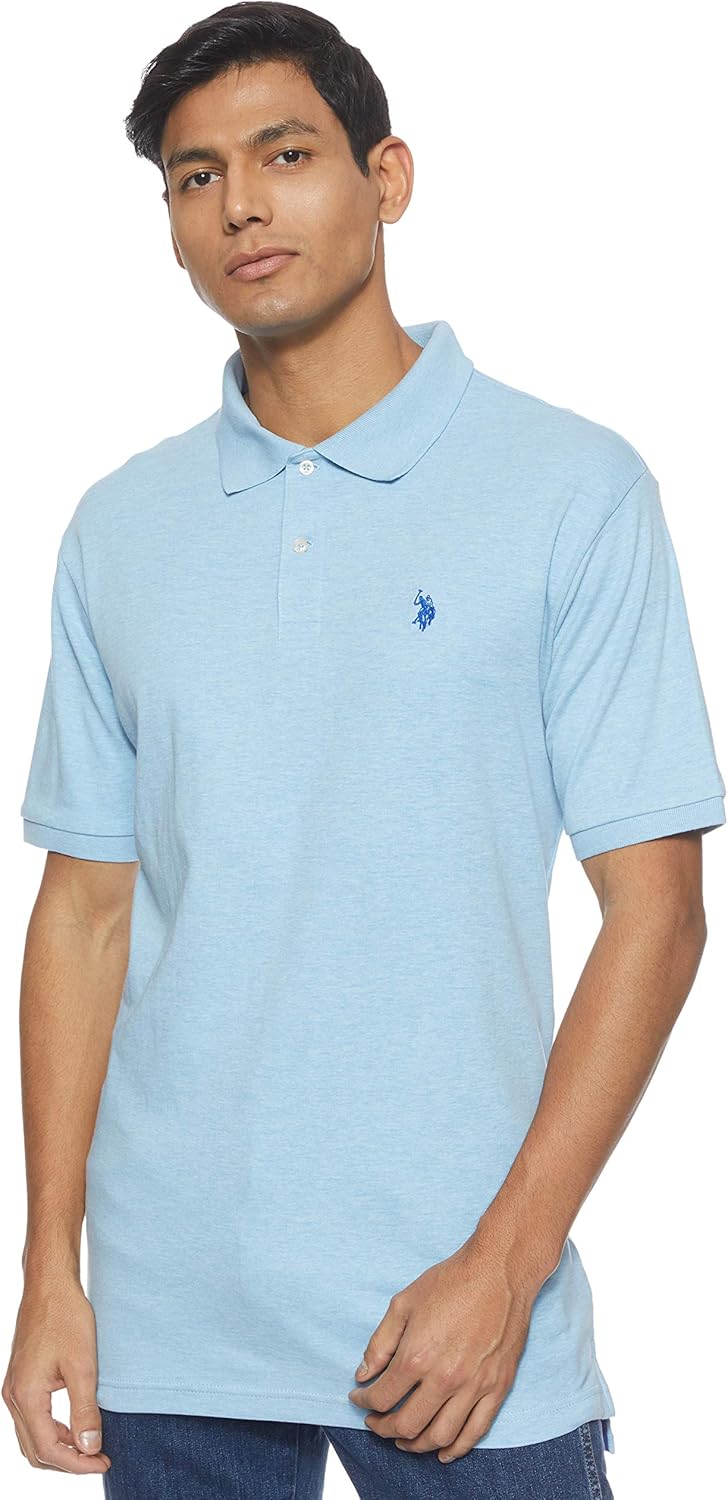 U.S. Polo Assn Men's Solid Interlock Polo Shirt