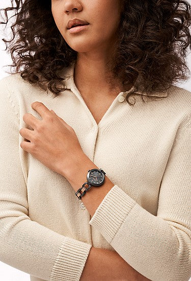 Fossil-Kerrigan Three-Hand TwoTone Stainless Steel Watch