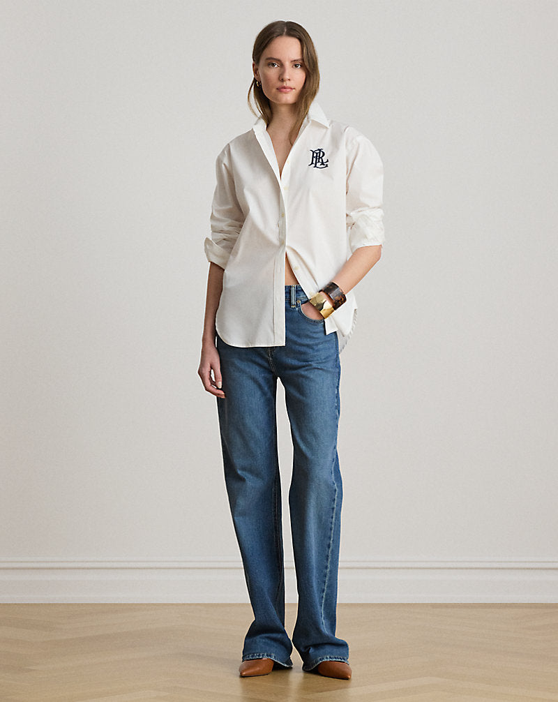 RALPH LAUREN -Relaxed Fit Stretch Cotton Shirt