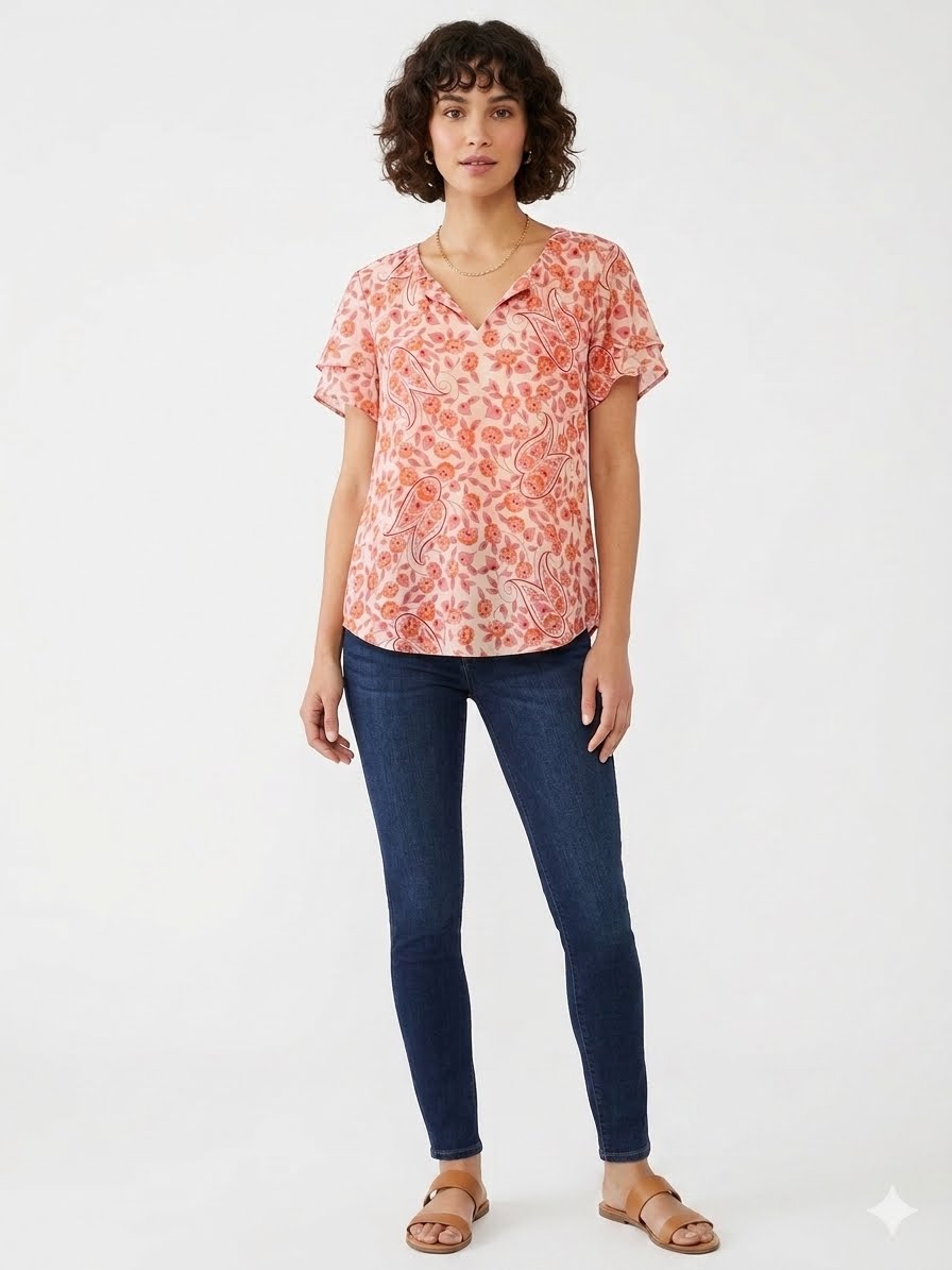 DR2-Short-sleeved blouse from the DR2 brand