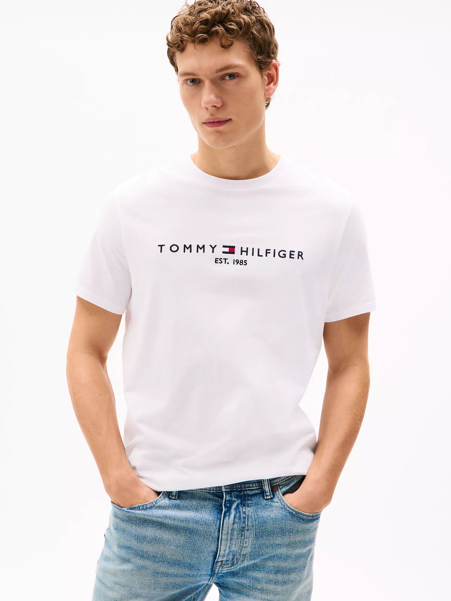 Tommy Hilfiger Embroidered Tommy Logo T-Shirt