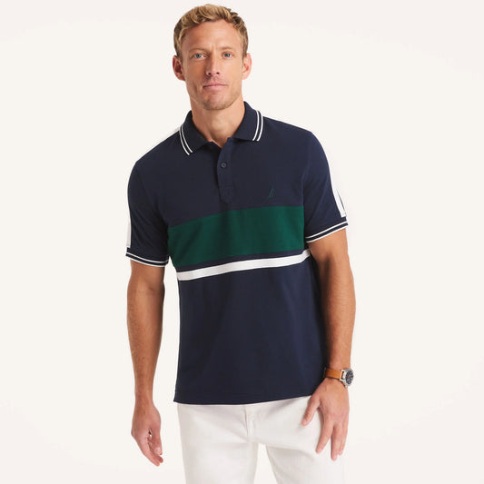 Nautica Classic Fit Colorblock Polo