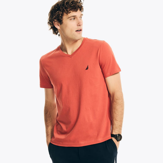 Nautica Men's Nautica Men's J-Class Logo V-Neck T-Shirt T-Shirt