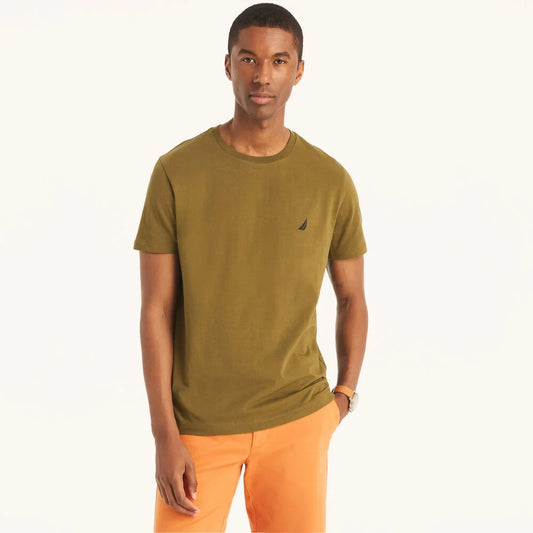 Nautica Solid Crew Neck T-Shirt