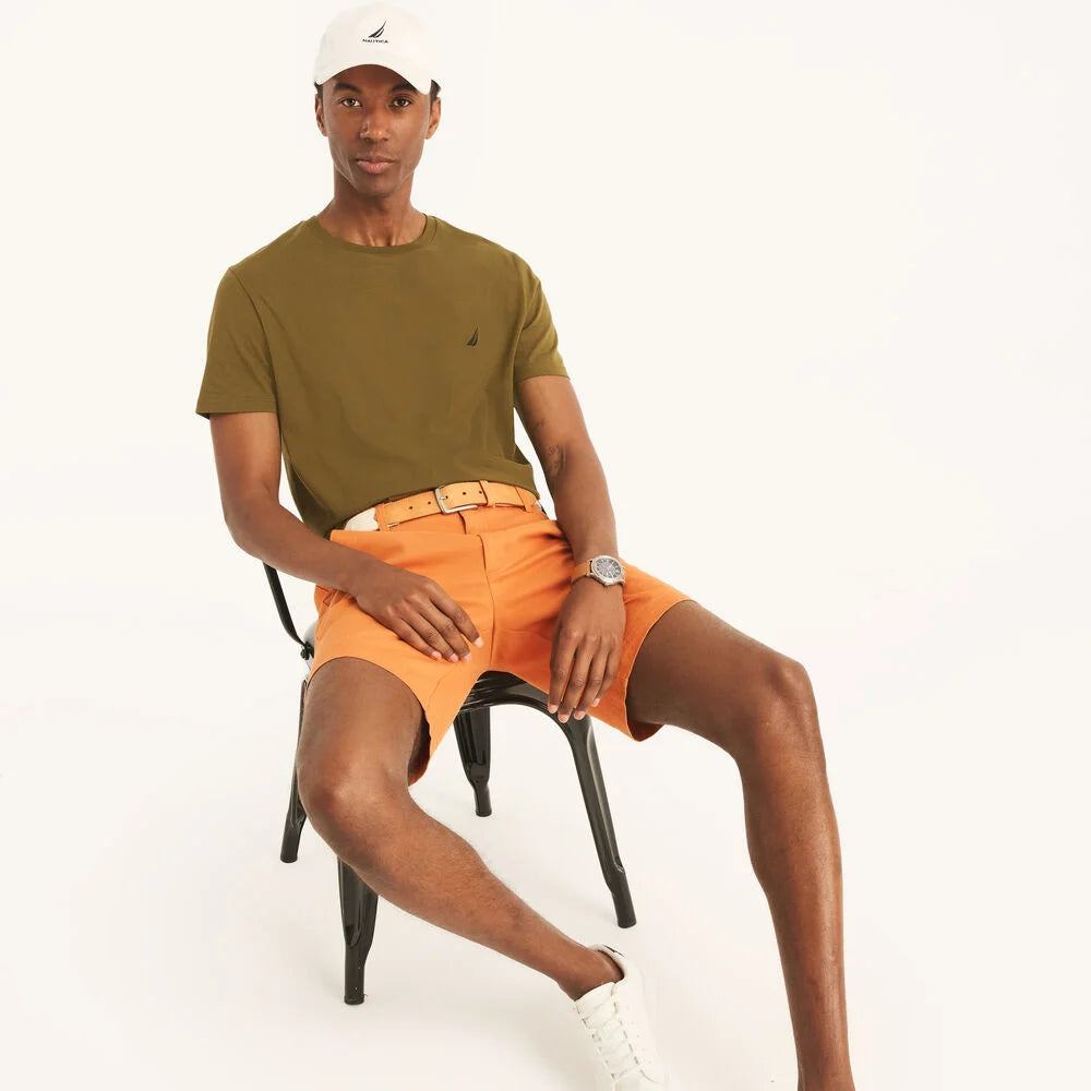 Nautica Solid Crewneck T-Shirt