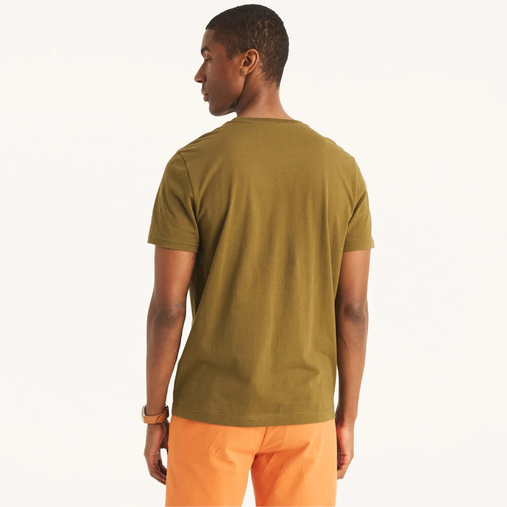 Nautica Solid Crew Neck T-Shirt