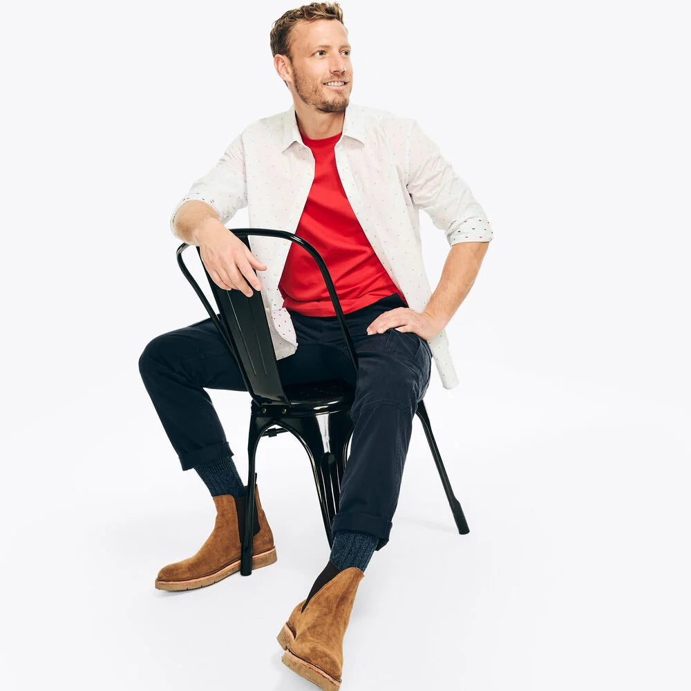 Nautica Solid Crewneck T-Shirt