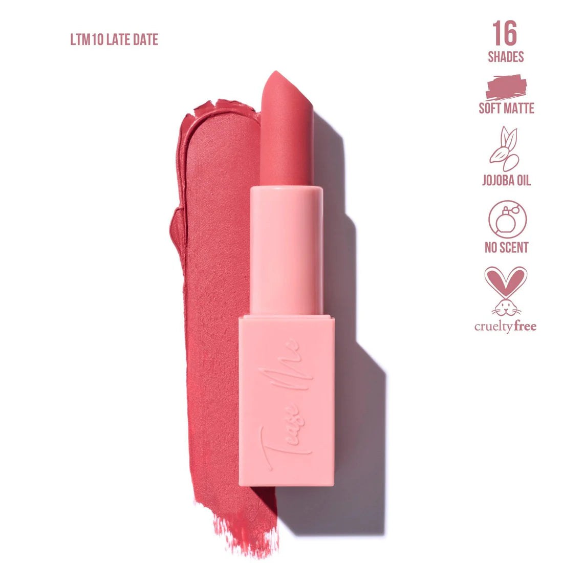 Beauty Creations Tease Me Soft Matte Lipstick