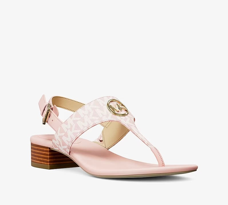 Michael Kors Hannah T-strip sandal with brand logo Women’s