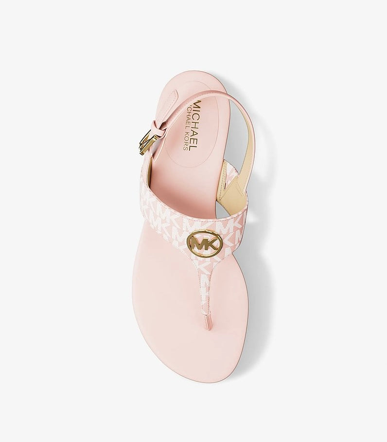 Michael Kors Hannah T-strip sandal with brand logo Women’s