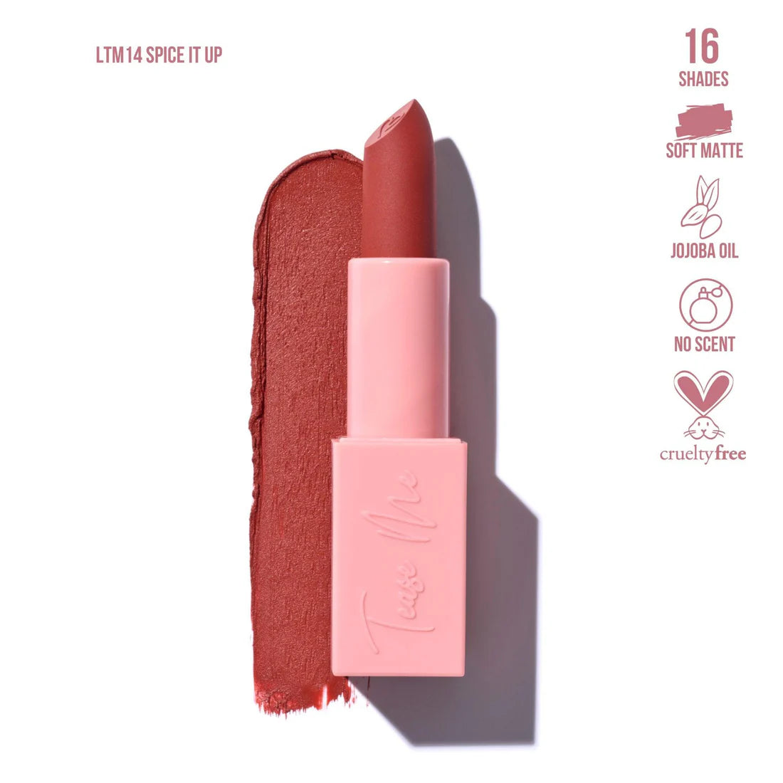 Beauty Creations Tease Me Soft Matte Lipstick