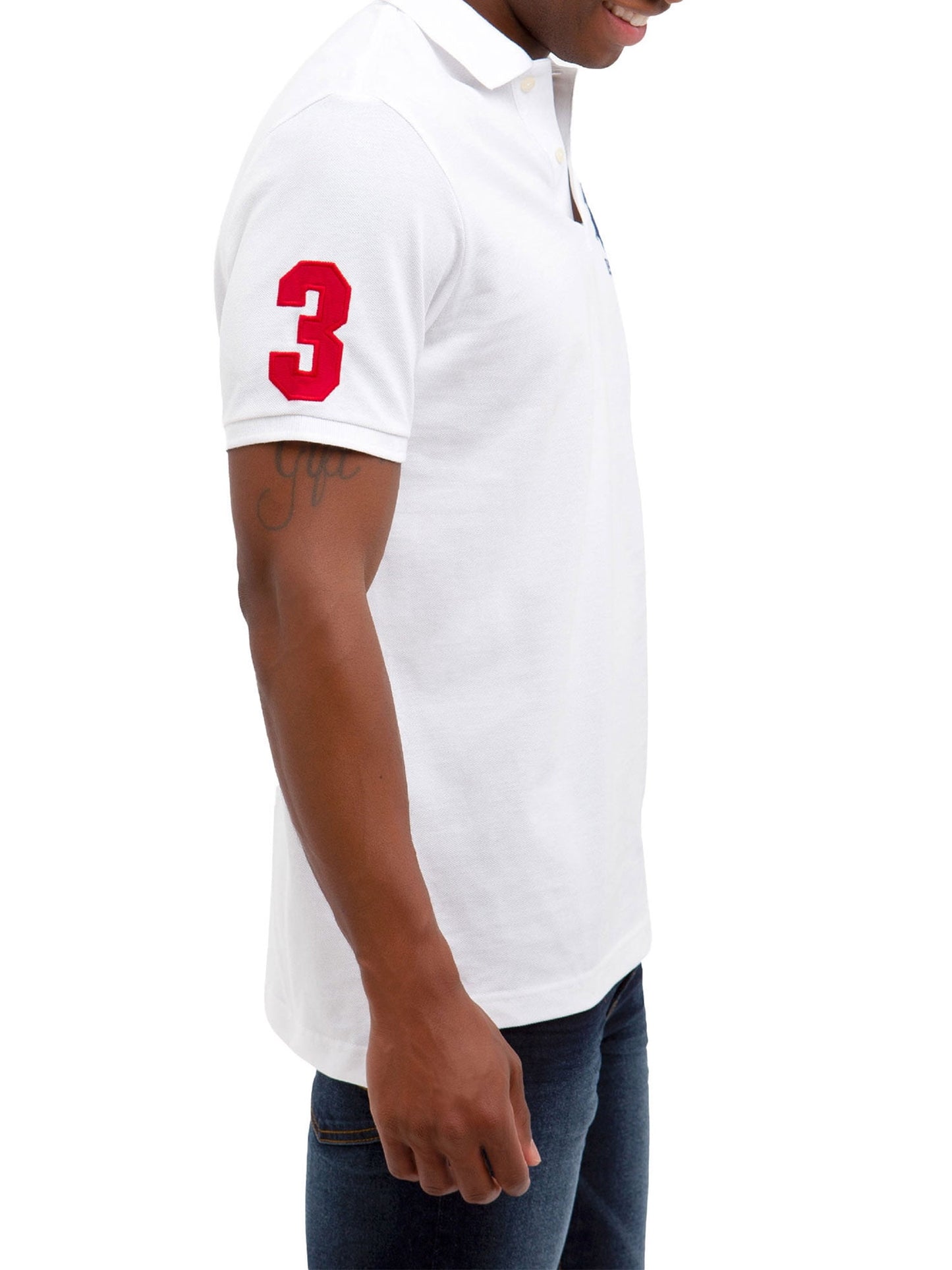 US Polo Assn Slim Fit Stretch Solid Polo Shirt