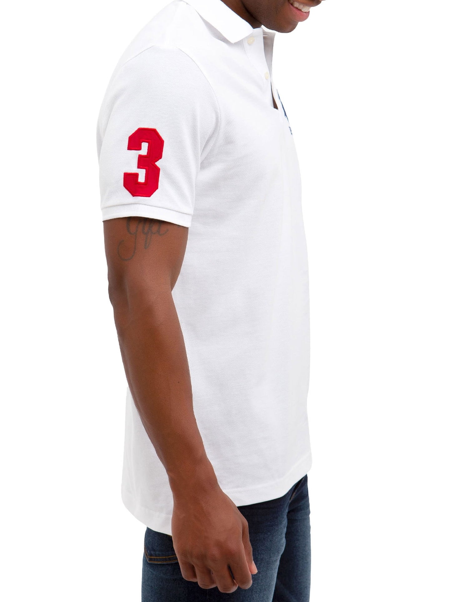 US Polo Assn Slim Fit Stretch Solid Polo Shirt