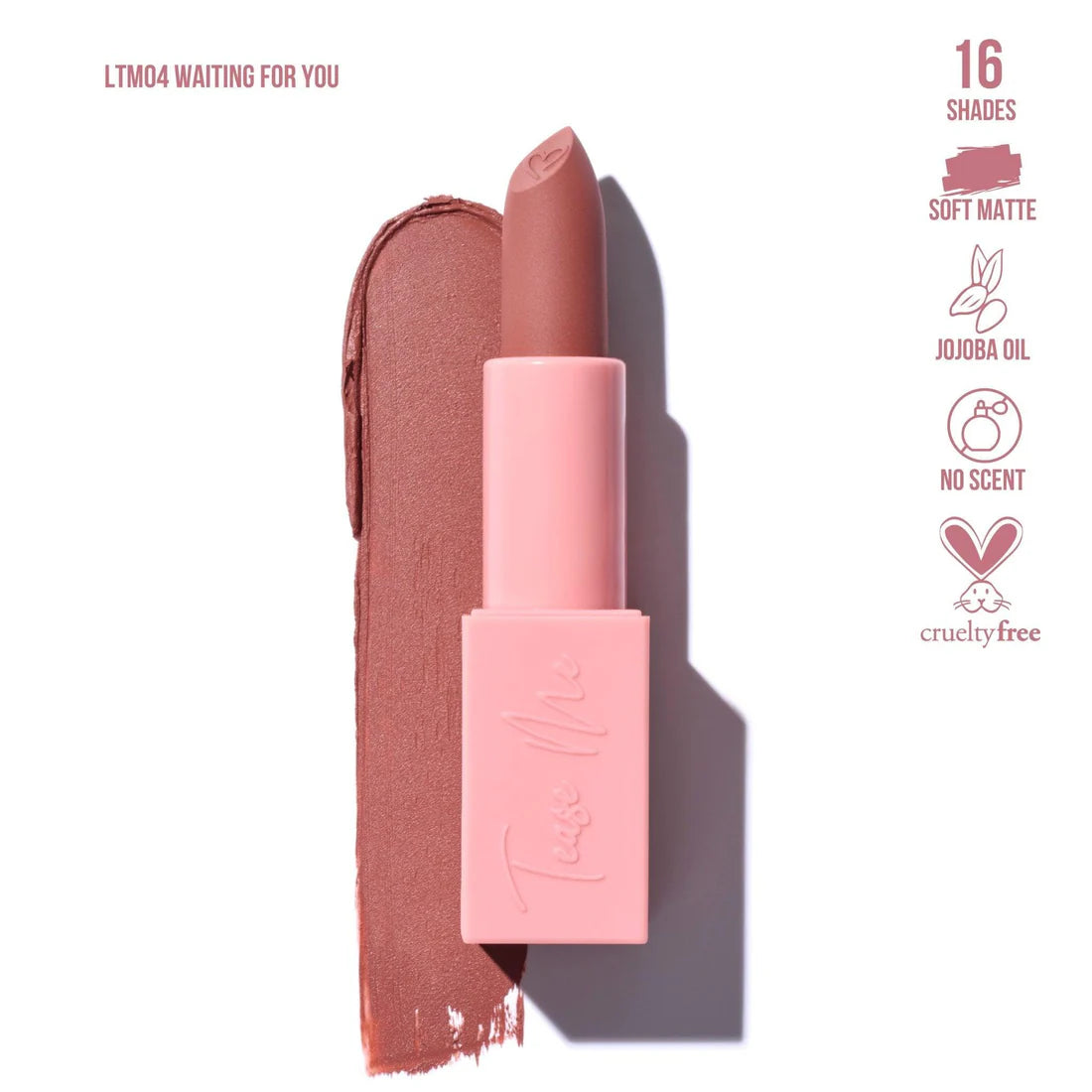 Beauty Creations Tease Me Soft Matte Lipstick