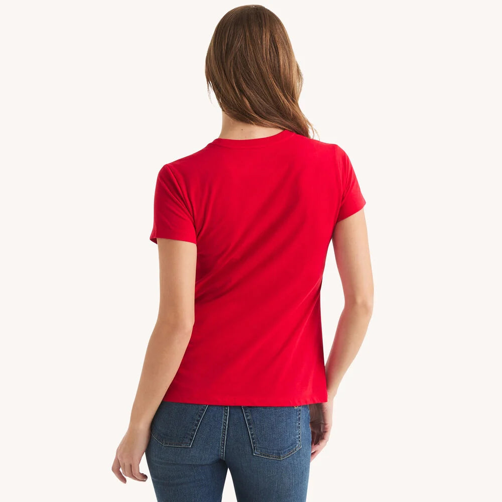 Nautica Rhinestone Logo Graphic T-Shirt
