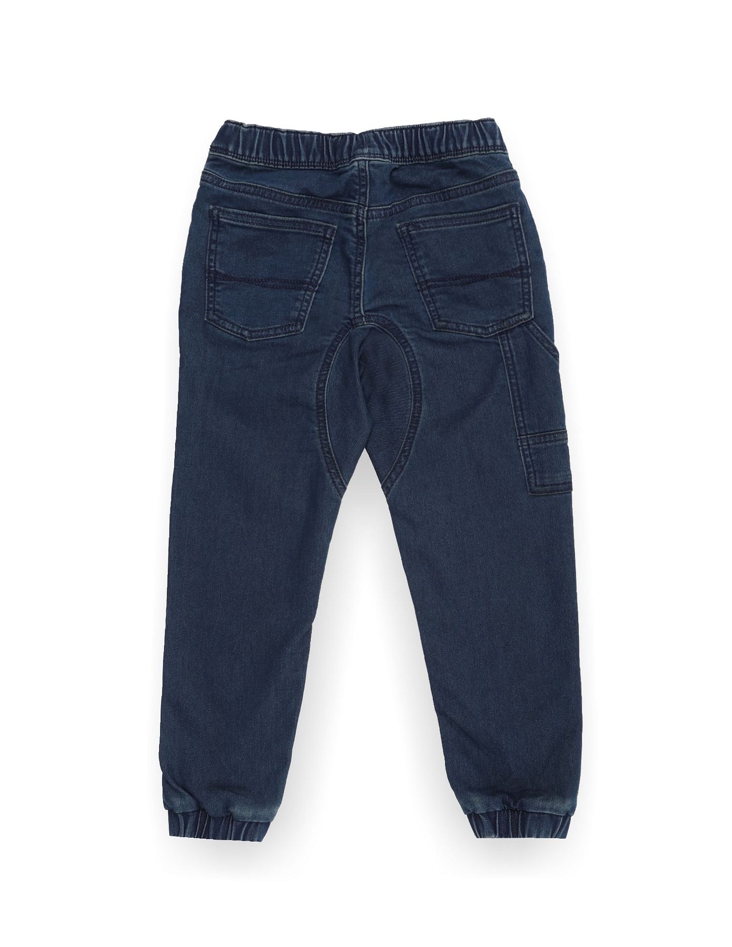 Tommy Hilfiger Boy's Adaptive Denim Joggers With Pull-up Loops