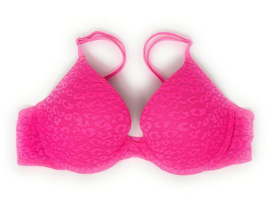 Victoria's Secret Pink Wear Everywhere Sujetador push-up 34A rosa intenso Leo Lace, Encaje Leo Rosa Hot