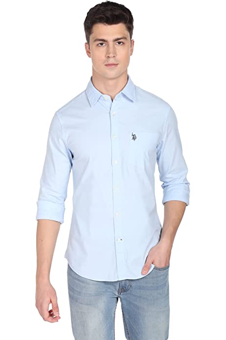 U.S. POLO ASSN. Men's Solid Regular Fit Shirt