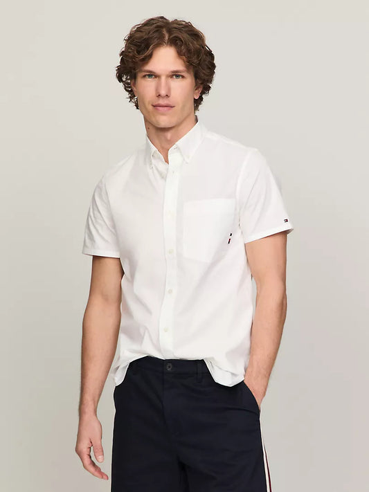 Tommy Hilfiger Slim Fit Short Sleeve Poplin Shirt