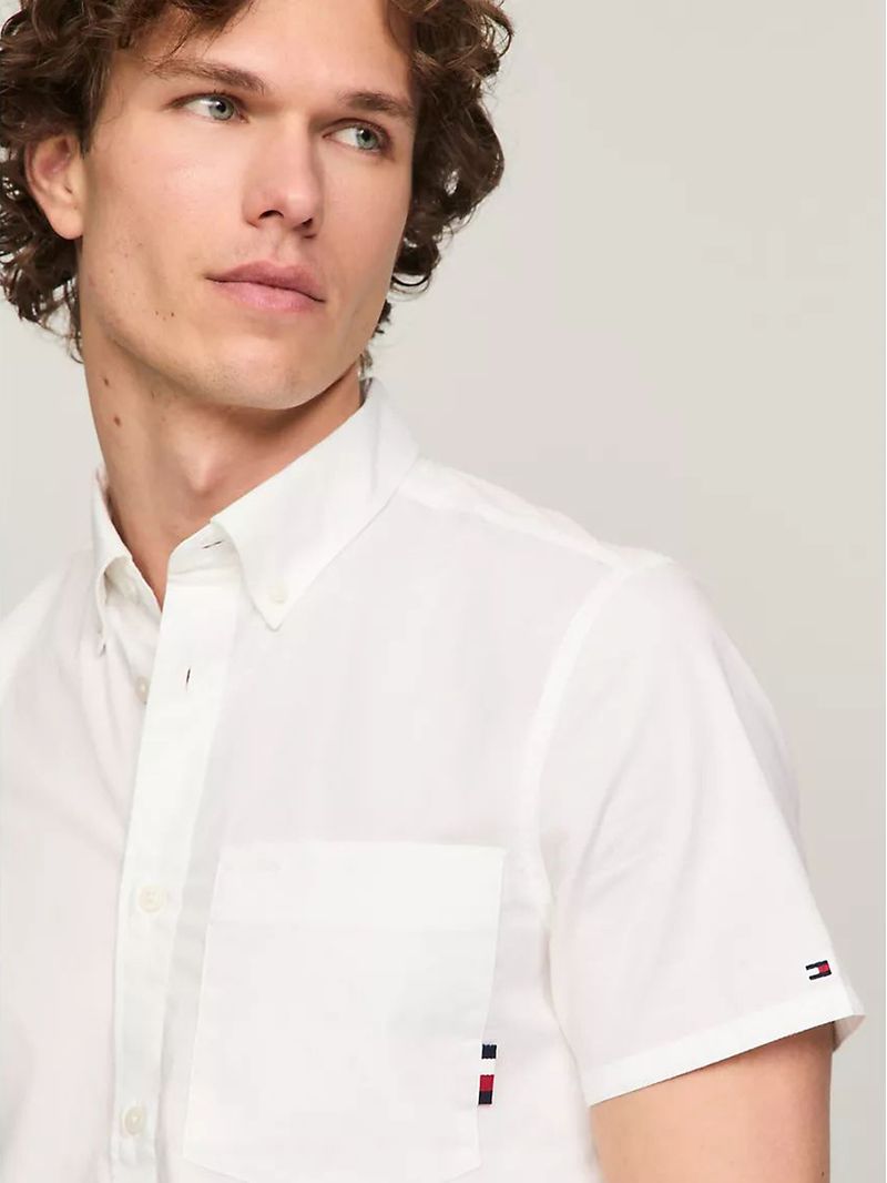 Tommy Hilfiger Slim Fit Short Sleeve Poplin Shirt