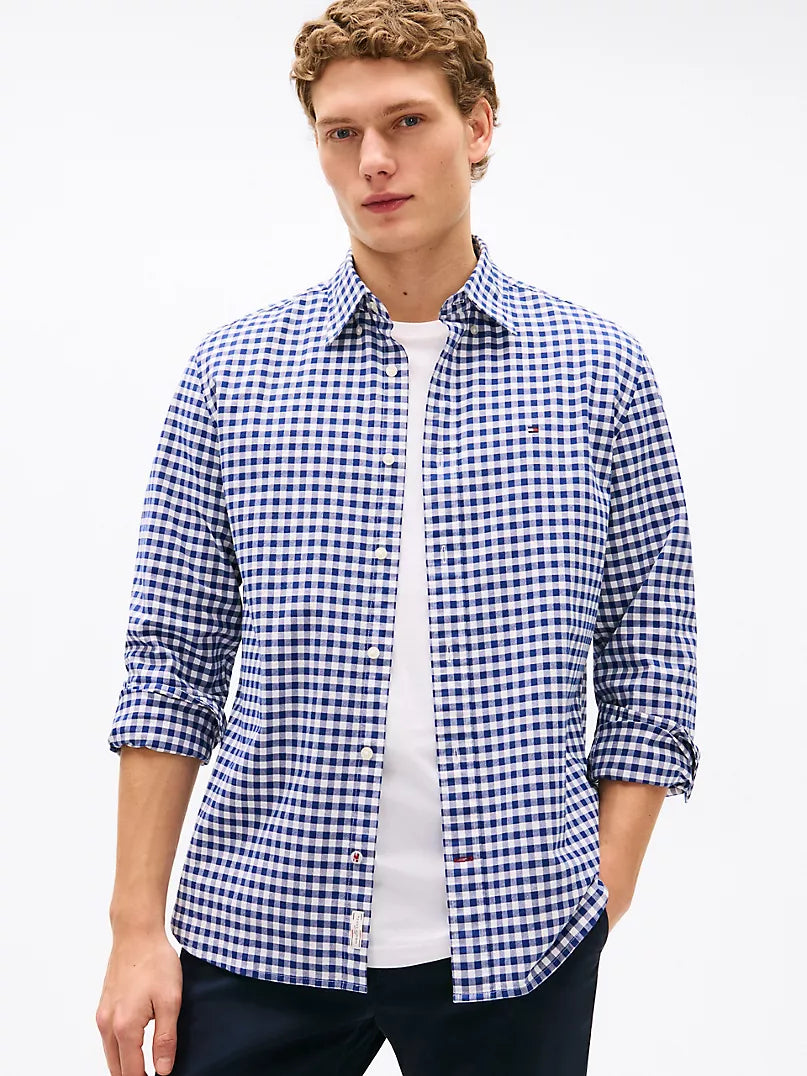 Tommy Hilfiger Regular Fit Gingham Oxford Shirt