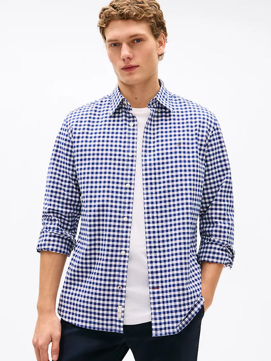 Tommy Hilfiger Regular Fit Gingham Oxford Shirt