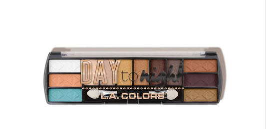 L.A Colors Day To Night 12 Colors Eyeshadow Palette