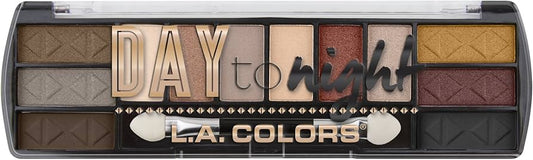 L.A Colors Day To Night 12 Colors Eyeshadow Palette