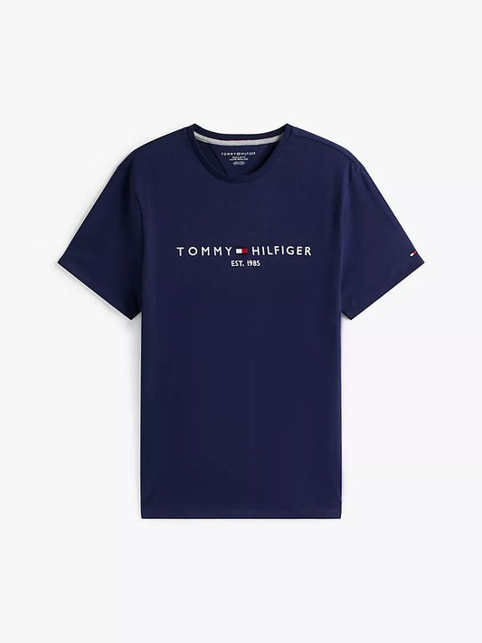 Tommy Hilfiger-Embroidered Tommy Logo T-Shirt