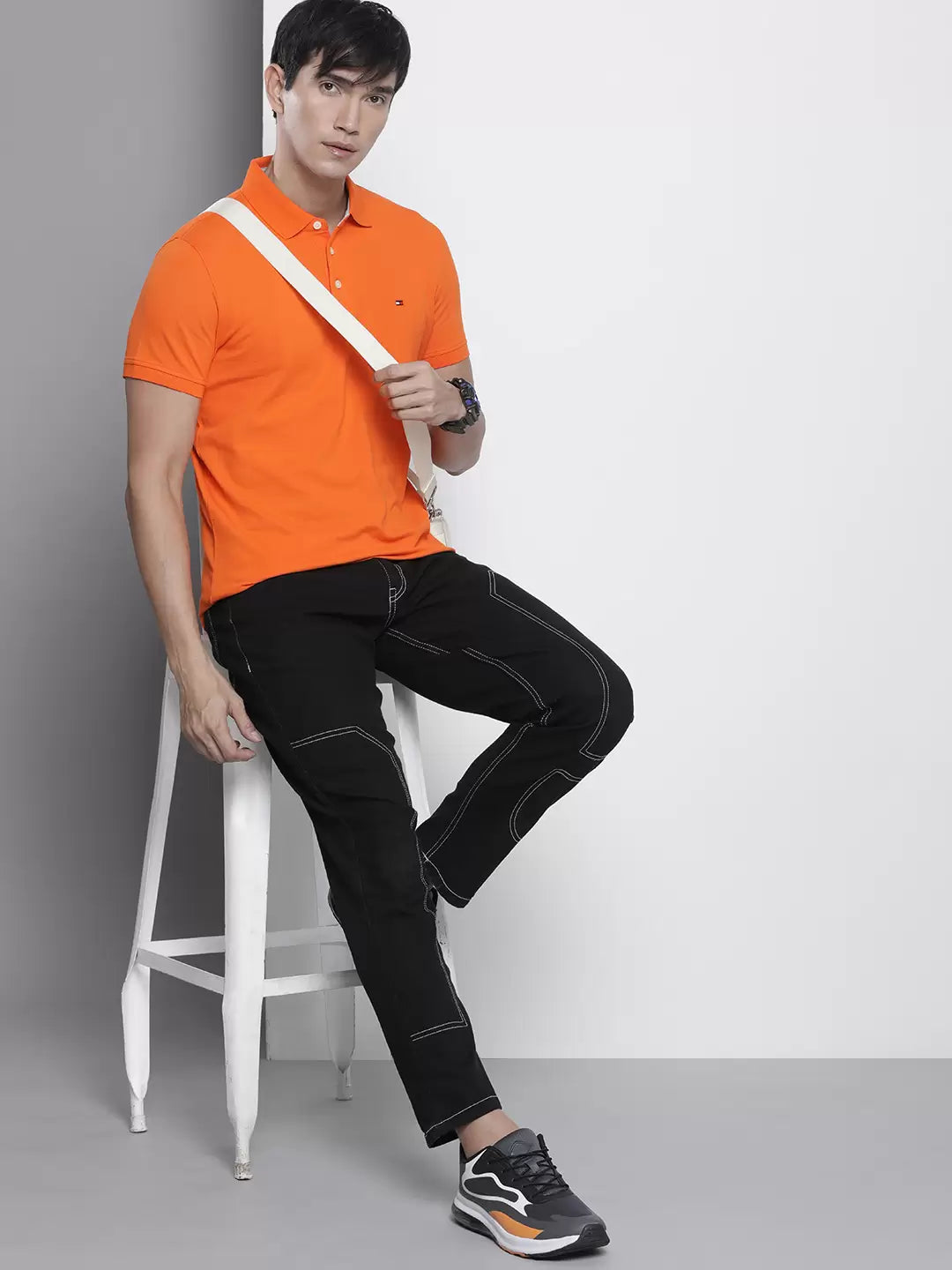 Tommy Hilfiger Regular Fit Stretch Tommy Polo