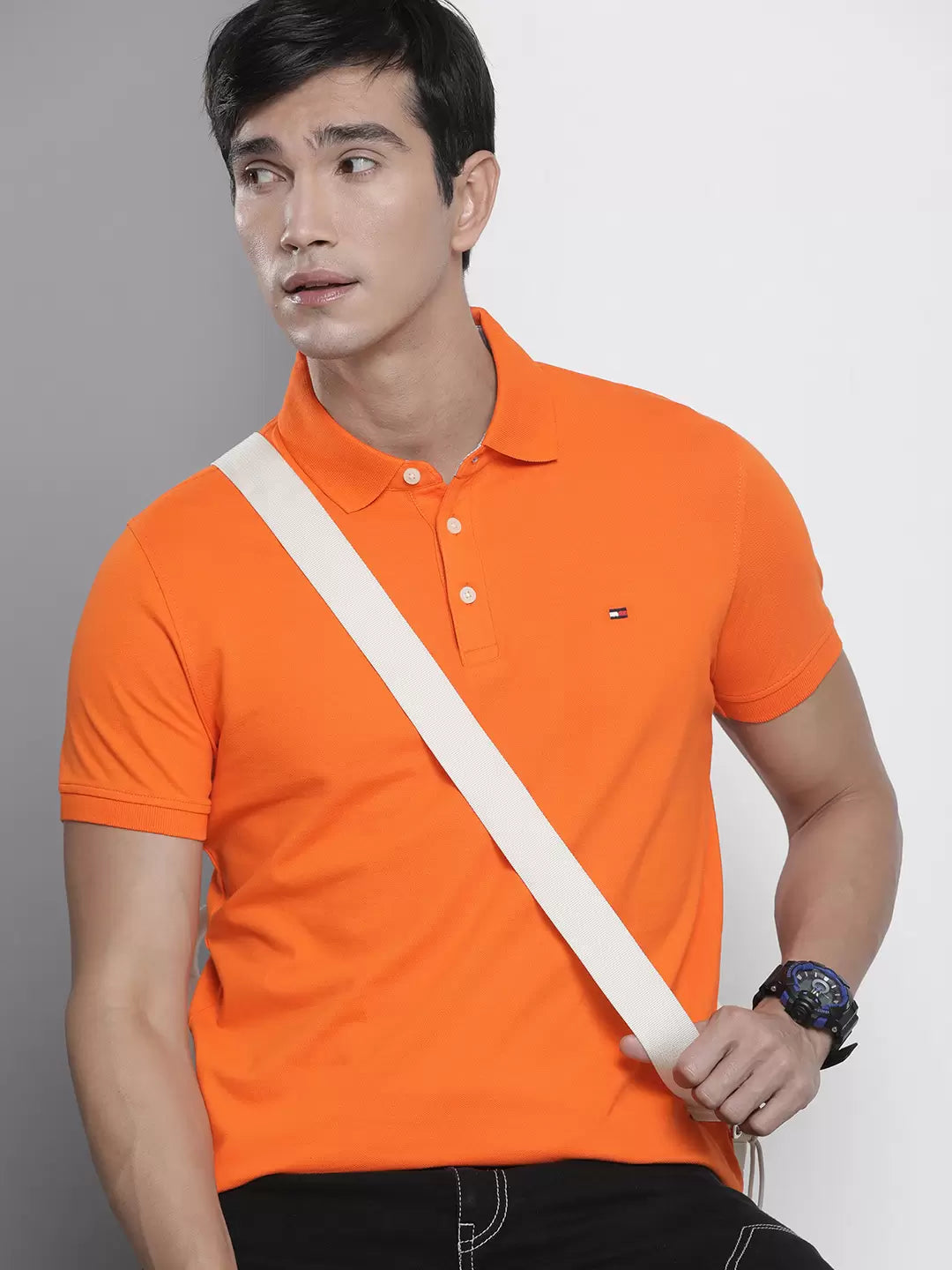 Tommy Hilfiger Regular Fit Stretch Tommy Polo
