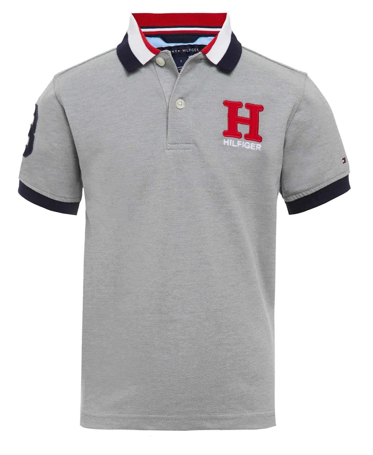 Tommy Hilfiger Boys' Short Sleeve Matt Ivy Polo Collared Shirt