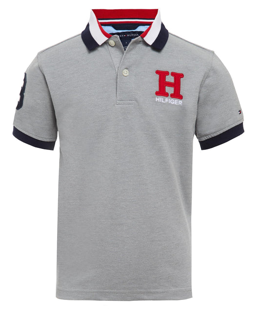 Tommy Hilfiger Boys' Short Sleeve Matt Ivy Polo Collared Shirt