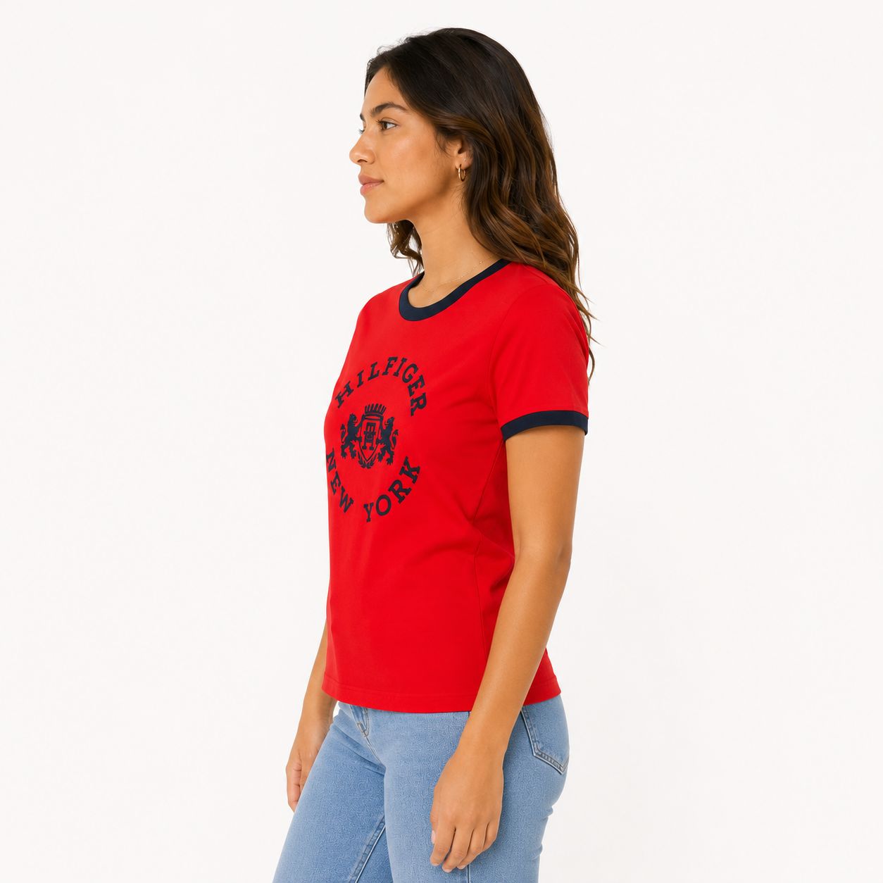 Tommy Hilfiger Varsity Ringer T-Shirt Women’s
