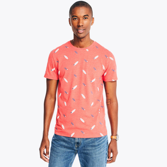 Nautica Sustainably Crafted Printed Crewneck T-Shirt