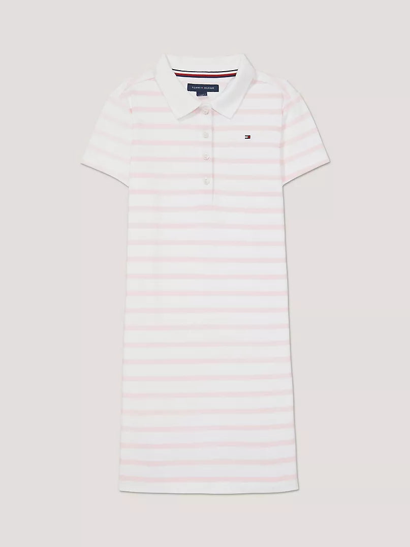 Tommy Hilfiger-Kids' Stripe Stretch Pique Polo Dress