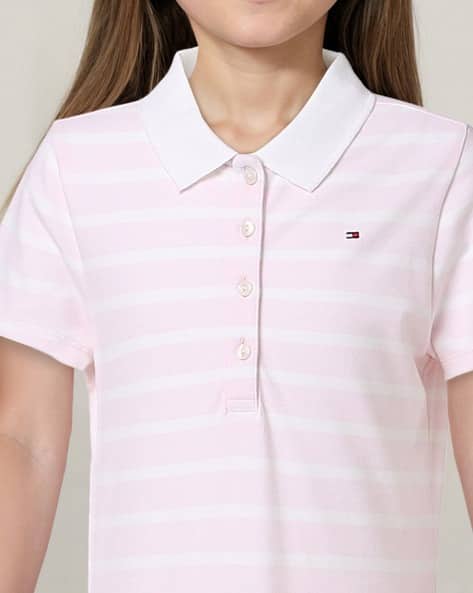 Tommy Hilfiger-Kids' Stripe Stretch Pique Polo Dress