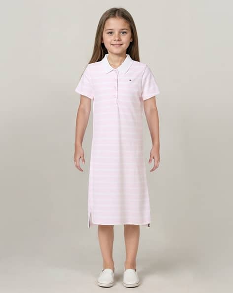 Tommy Hilfiger-Kids' Stripe Stretch Pique Polo Dress