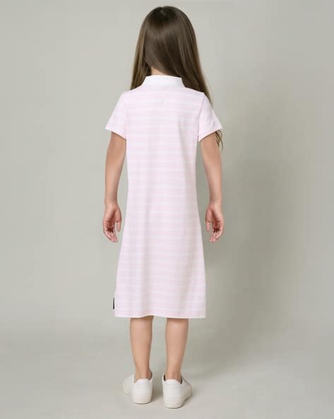 Tommy Hilfiger-Kids' Stripe Stretch Pique Polo Dress