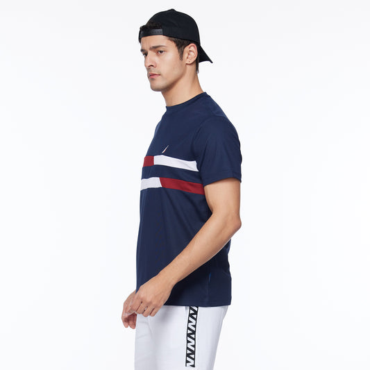Nautica Navtech Crewneck Colorblock T-Shirt