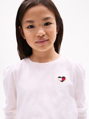 Tommy Hilfiger-Kids' Puff-Shoulder T-Shirt