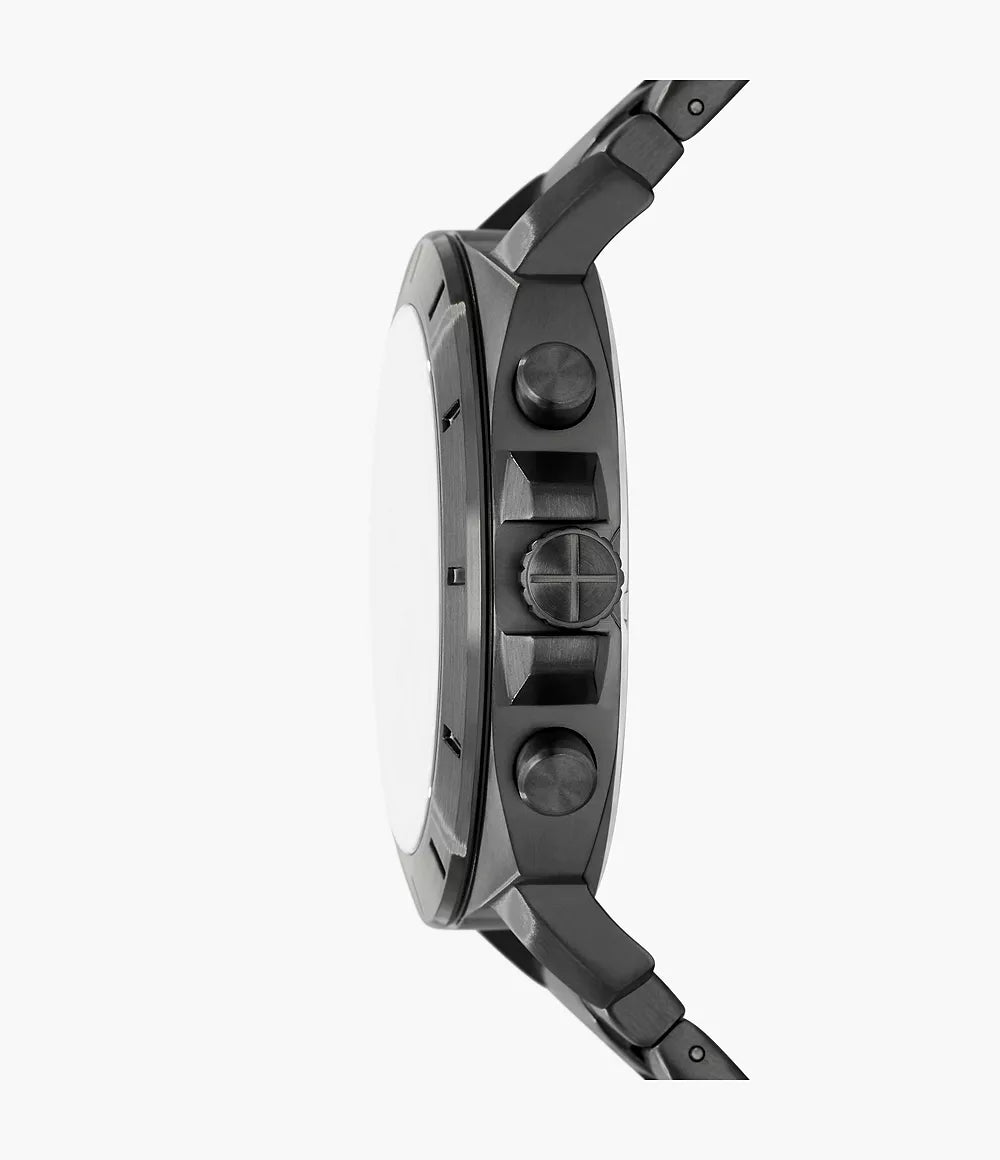 Fossil Privateer Chronograph Watch in Smoky Stainless Steel