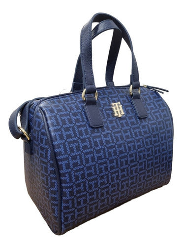 Tommy Hilfiger BOLSA BOWLING CON MONOGRAMA ESTAMPADO MUJER TOMMY HILFIGER