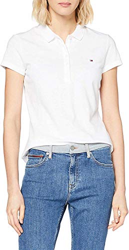 Tommy Hilfiger Women's Heritage Short Sleeve Slim Polo Shirt