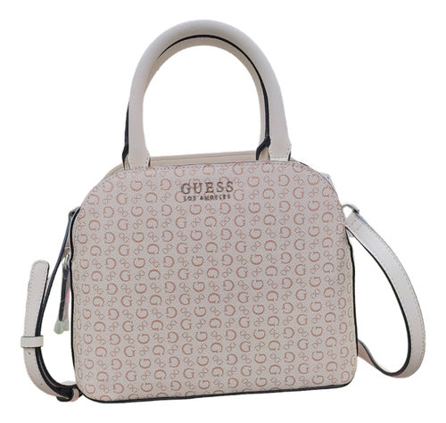 Guess-Bolsa Guess Factory Original  Beige Strap Ajustable