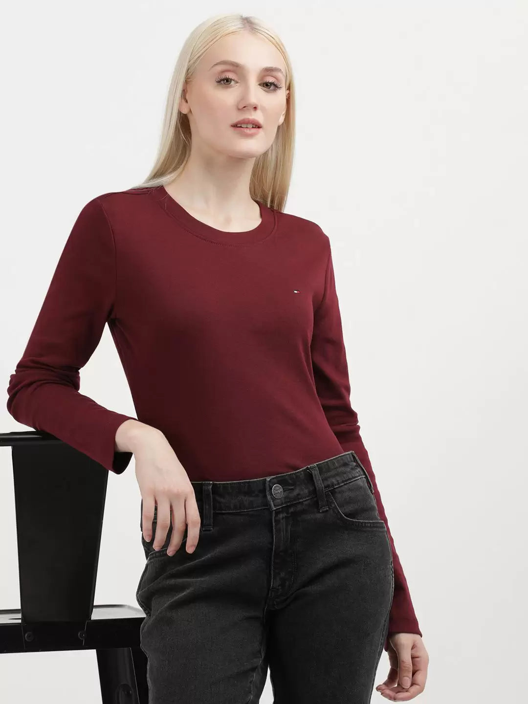 Tommy Hilfiger Long-Sleeve Crewneck Favorite T-Shirt
