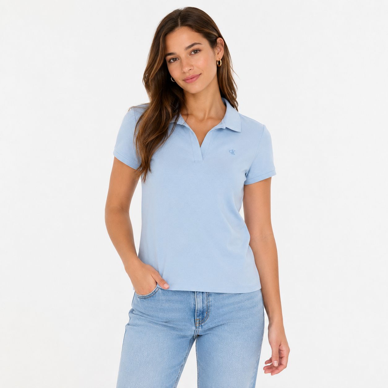 Calvin Klein Jeans polo has a classic design Women’s