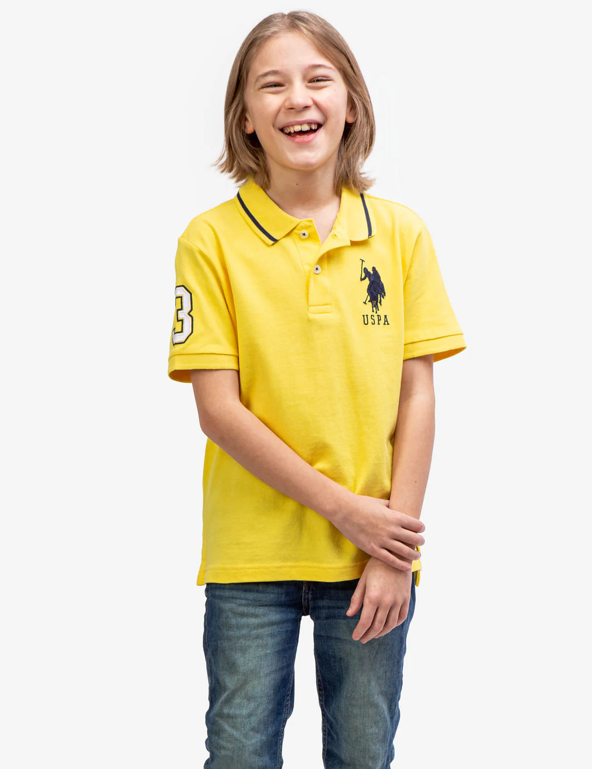US Polo Assn Boys Pique Polo