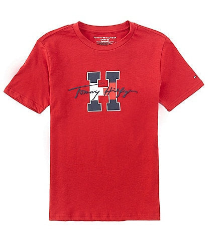 Tommy Hilfiger Boys 8-20 Script Logo Graphic T-Shirt